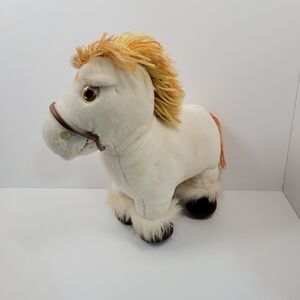 Vintage 1984 Cabbage Patch Kids Coleco White Tan Spotted Horse Plush Toy